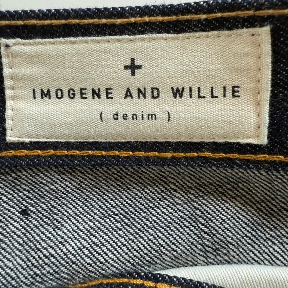 Imogene + Willie Willie Indigo Selvage Jeans Rinse Size 36 - Picture 3 of 12